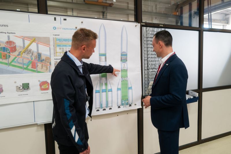 MTA fertigt unter anderem Tanks und Strukturbauteile für die europäische Trägerrakete Ariane 6. (Bild: GROB-WERKE GmbH & Co. KG)
