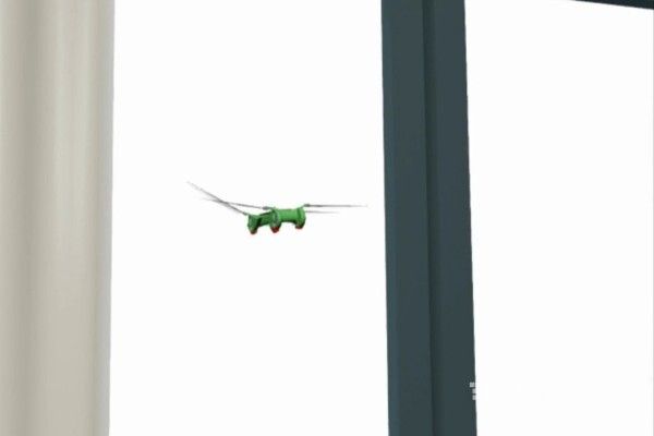 Überwachung im Außenbereich mithilfe einer Dragonfly (TechJect)