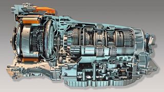 Mehrstufige Automatikgetriebe für hochwertige Pkw werden in dünnwandige, gegossene und spanend bearbeitete Gehäuse aus Magnesium eingebaut.  (Bild: Wikipedia)