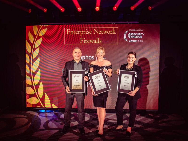 Strahlene Gewinner in der Kategorie 