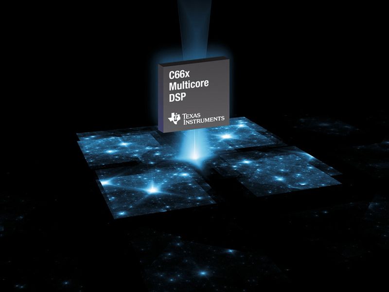 Figure 6: C66x-DSP from 2010, based on the KeyStone multi-core architecture (TI)