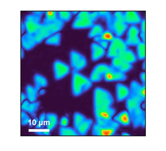What you see here was invisible until recently! These are the crystals of so-called white graphite (hexagonal boron nitride), a 2D material that could become important for the optoelectronics of the future. Read how it was uncovered ...(Image: FHI)