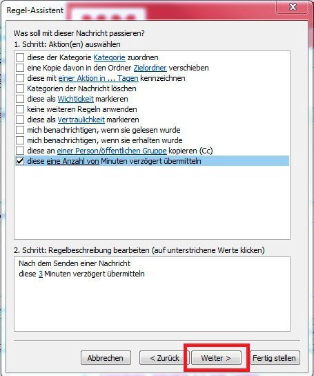 Klicken Sie auf „Weiter“. (MM Maschinenmarkt)