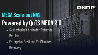 QNAP QuTS Mega 2.0 kombiniert Snapshots und Cross-Cluster-Mirroring für eine nahtlose Business-Continuity im Petabyte-Maßstab. (Bild: QNAP)