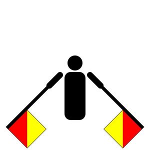 (Semaphore November.svg / Denelson83 assumed / CC BY-SA 3.0)