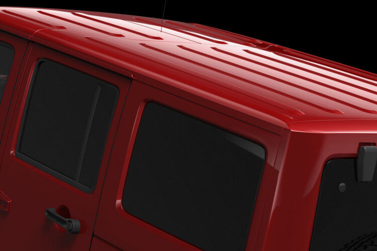 Jeep Wrangler und Jeep Wrangler Unlimited „Black Edition“ basieren auf der Ausstattungsversion Sahara mit serienmäßig in Wagenfarbe lackiertem, dreiteiligem Freedom Hard Top. Sie sind in den Farben Deep Cherry Red, Black, Bright White und Bright Silver Metallic erhältlich. (Fiat)