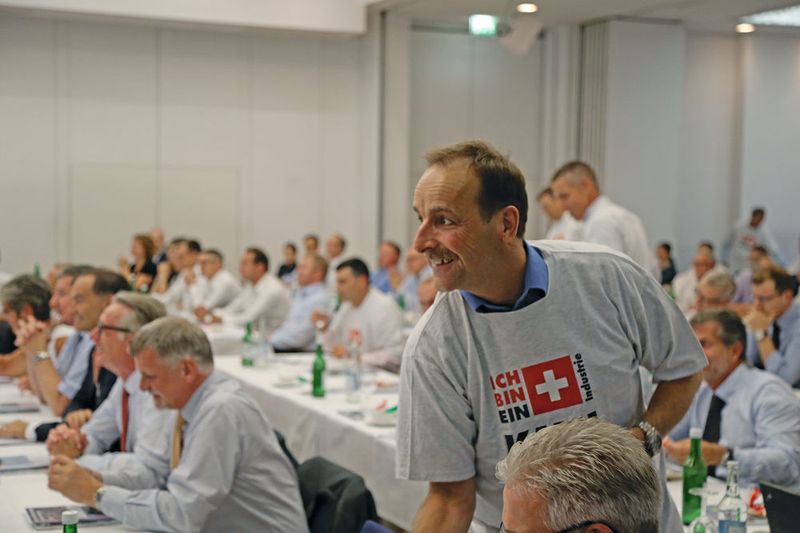 „Ich bin ein KMU“, Kleinunternehmer aus der Schweiz verlangen Gehör und eine faire Chance. (VBM / Sergio Caré)
