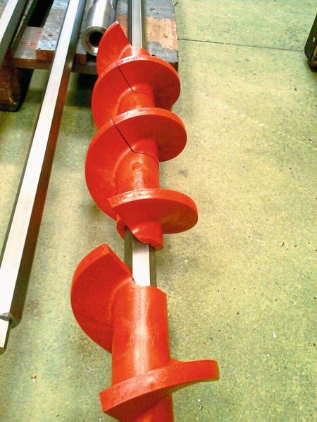 Die Montage der Schnecke ist dank standardisierter Bauteile einfach und schnell. (Bild: Exventys)