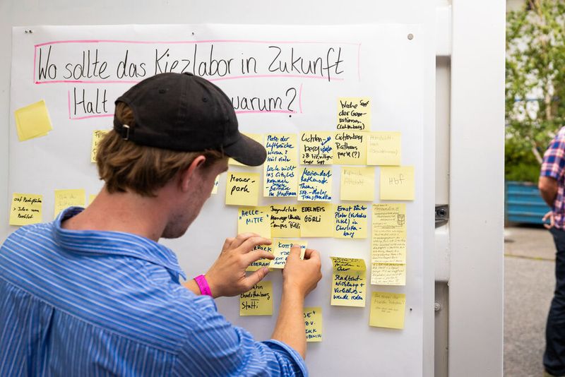 Wünsche an den Standort des Kiezlabors (© Florian Reimann)