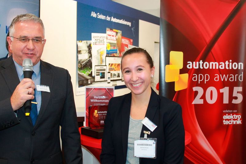 ... sowie Sariana Kunze, Redakteurin elektrotechnik und Michael Schenk, Business Development Manager von Vogel Business Media (nicht im Bild). (elektrotechnik)