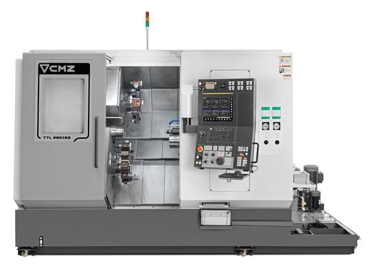 Le centre de tournage-fraisage CNC sans courroie TTL 66, équipé de huit moteurs intégrés, est idéal pour l'usinage de pièces complexes en production de série. (Source : Paul Gari)
