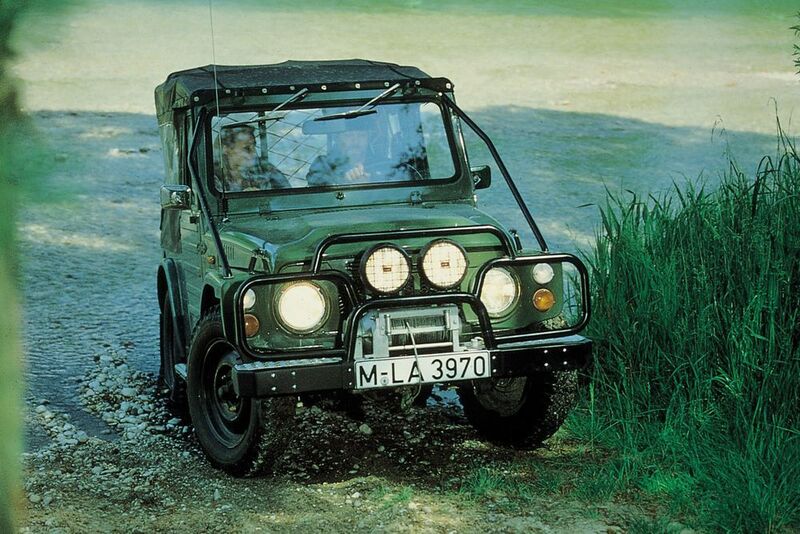 1979 feiert Suzuki auf der IAA in Frankfurt am Main mit dem LJ 80 seine Deutschland-Premiere. (Suzuki)