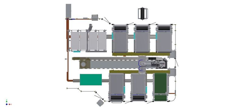 Das Cutting-&-Stacking-Center ist allerdings alles andere als ein „Laborstück“, denn zwei Anlagen sind bereits im großserienmäßigen Automobilleichtbau sowie bei der Flugzeugteile-Fertigung im Einsatz. (Bild: Schmidt & Heinzmann)