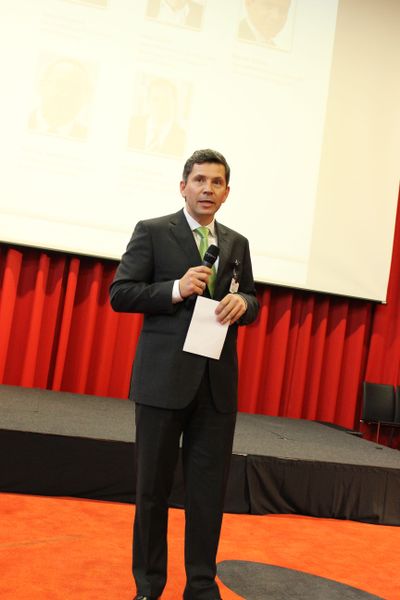 Für die Teilnehmer in der Kategorie Business Process Mobilisation hielt Markus Reimer von der anfema GmbH die Laudatio. (Vogel IT-Medien)