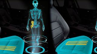 Jaguar Land Rover entwickelt einen Autositz, der den Geh-Rhythmus, das sogenannte Beckenpendeln, simuliert. (Jaguar Land Rover)