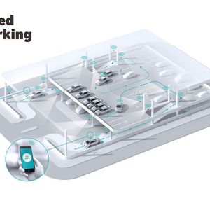 Fahrerloses Parken im realen Verkehr: Per Smartphone-Befehl fahren Autos fahrerlos in einen zugewiesenen Stellplatz, ohne dass der Fahrer das Manöver noch überwachen muss. Möglich wird das fahrerlose Parken mithilfe einer intelligenten Parkhaus-Infrastruktur von Bosch im Zusammenspiel mit der Fahrzeugtechnik von Mercedes-Benz.