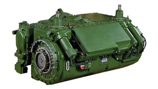 Die Nachfrage nach gepanzerten Fahrzeugen steigt. Und die brauchen auch Getriebe. Renk baut für Hauptkampfpanzer etwa das Getriebesystem ESM 500. Und um die sich erhöhende Nachfrage befriedigen zu können, tritt Renk jetzt beim Getriebebau fest aufs Gas. (Bild: Renk)