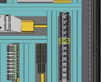 (Die grafische Anzeige des 3D-Modells erleichtert die Schaltschrankverdrahtung. Bild: CAE Expert Group)