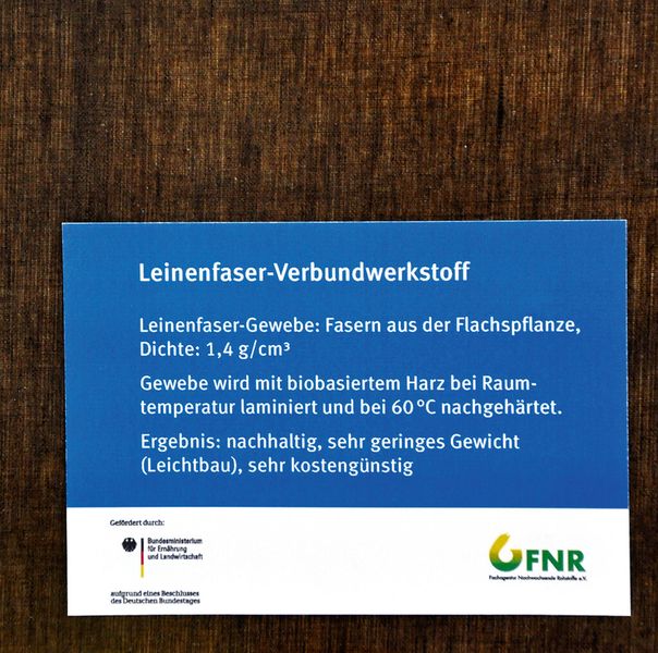Biocomposites sind bereits so interessant geworden, dass es Fördergelder gibt, um einen verstärkten Einsatz zu beschleunigen und Forschungen zu unterstützen. (Isenburg)
