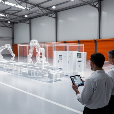Auf der C³ 2026 in Hannover zeigt Contelos, welche Anwendungen mit Autodesk-Technologien möglich sind. (Bild: Contelos / KI-generiert)