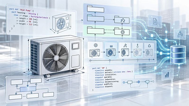 Welche Neuerungen bringt die Systemmodellierungssprache SysML 2.0 gegenüber früheren Versionen? Ein Überblick über die wichtigsten Merkmale.(Bild:  auf Basis von Bildmaterial von oose. / KI-generiert)