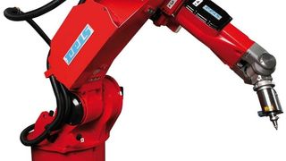 Der 6-Achs-Laserroboter RV16L-FT eignet sich für alle fasergeführten Lasersysteme, zunächst bis 6 kW Leistung. (Archiv: Vogel Business Media)