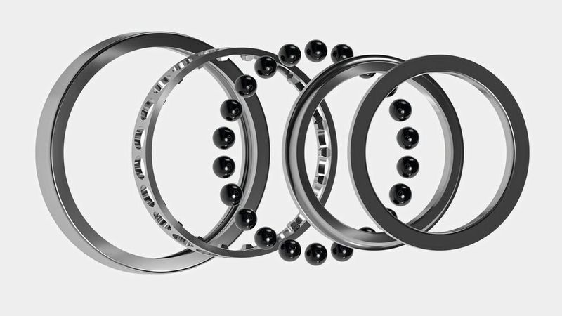 Das Arctic15-Speziallager im Detail: Die Kugeln sind aus Keramik gefertigt und werden mit Ringen aus einem Spezialstahl kombiniert, der höher belastbar und für höhere Temperaturen ausgelegt ist als herkömmliche Stähle.                                                                          (Bild:  SKF)