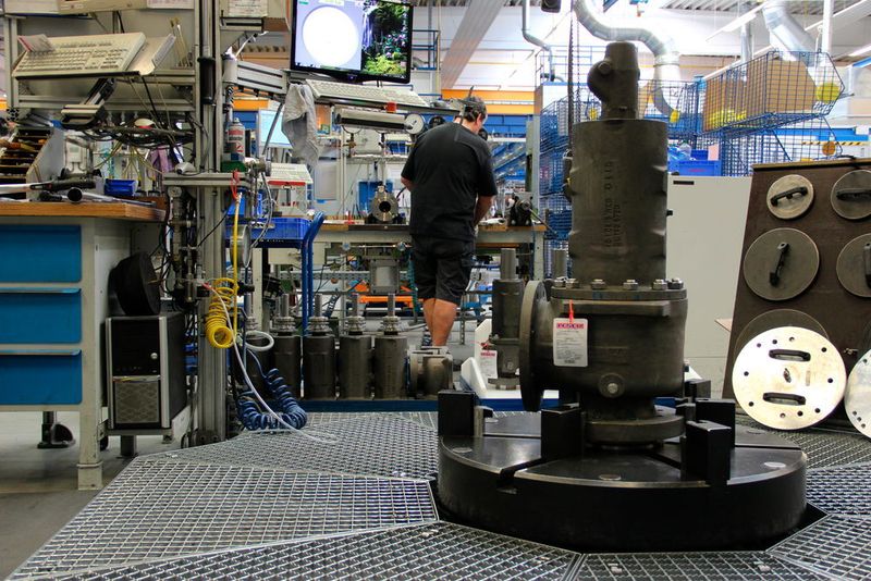 Werksführung bei der Leser GmbH & Co. KG in Hohenwestedt im Rahmen der Nortec-Pressetour. (Bild: Horn)