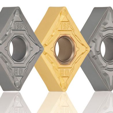 Cermet offers a targeted way to reduce carbide use in finishing operations while maintaining surface quality, wear resistance and process stability. (Source: Tungaloy)