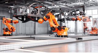 KUKA showcases smart robotics for machine tools at EMO. (Source: KUKA AG)