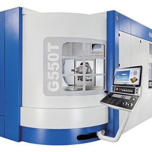 Grob 5-Achs-Fräs-Dreh-Universal-Bearbeitungszentrum G550T – Generation 2 mit HSK-T100.