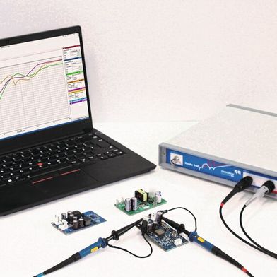 Charakterisierung:  Messung der Prüflinge mit einem VNA. (Bild: Elec-Con Technology GmbH)