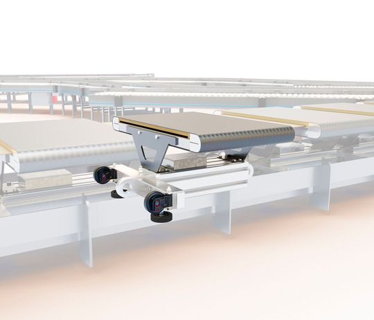 Die neue Faigle-Rollenbaugruppe für intralogistische Fördersysteme ist maßgeschneidert für den Einsatz in Hochleistungsgepäck- und -paketsortieranlagen. Die Österreicher setzen dabei auch auf Leichtbau und Individualisierung. (Bild:  Faigle Kunststoffe)