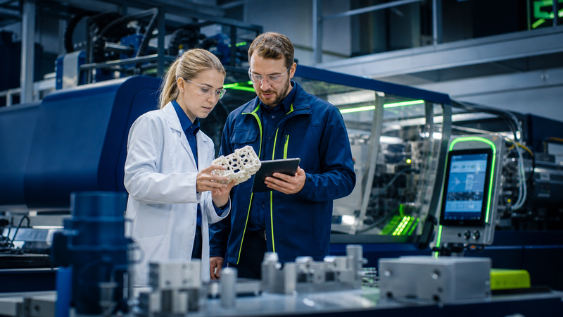 I ricercatori dell’Istituto per la lavorazione delle materie plastiche (IKV) nell’industria e   nell’artigianato presso la RWTH di Aquisgrana pubblicano in esclusiva su PlastXnow articoli su temi di attualità.(Bild:  Generato dall'IA/Gemini / KI-generiert / Gemini)
