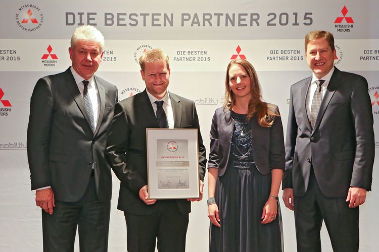 Mitsubishi – „Die besten Partner 2015“: Autohaus Leiber GmbH, Emmingen-Liptingen (Foto: Sciborski/MMD Automobile)