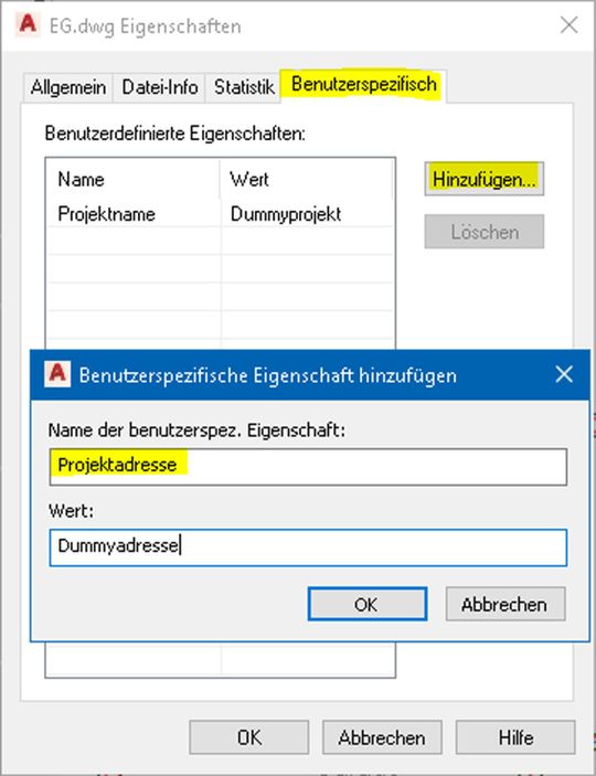 Bild 4: Persönliche Schriftfelder definieren.(Bild:  Wilfried Nelkel)