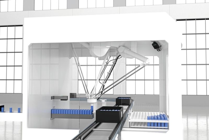 Ereigniskamera im Einsatz in Produktionsprozessen zur Fehleranalyse und Echtzeit-Blick in die Maschine.(Bild:  Pepperl+Fuchs)