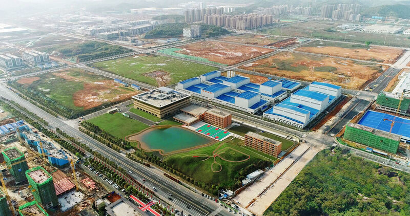 Hunan Shanshan Energy betreibt vier Produktionsstätten für Kathodenmaterialien und deren Vorprodukte in Hunan und Ningxia, China, mit einer Jahreskapazität von 90 Kilotonnen bis 2022. Dies ist der Standort Da Changsha in Hunan, China. (BASF)