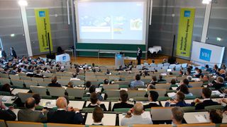 2019 fand er in München noch statt. Dieses Jahr entfällt der Materialflusskongress coronabedingt. (VDI Wissensforum)