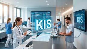 Gastautor Patrick Oestringer ist sicher: Das KIS wandelt sich vom zentralen Frontend zur zugrundeliegenden Datenstruktur, die Patienteninformationen zusammenführt. (Bild: Gemini / KI-generiert)