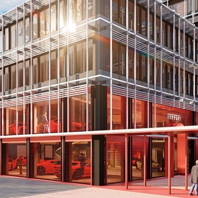 Die Feser-Graf-Gruppe ist seit diesem Jahr auch Partner der Marke Ferrari. Aktuell entsteht in Nürnberg ein neuer Schauraum für das sportliche Fabrikat. (Bild: Feser-Graf-Gruppe)