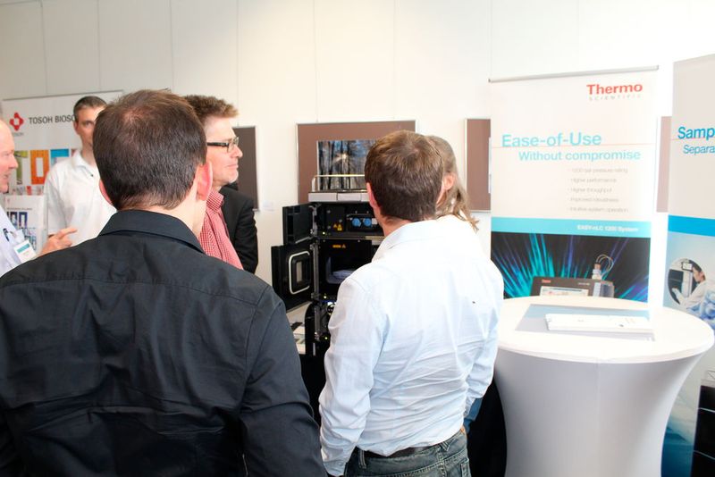 Das Vanquish-UHPLC-System war ein Anlaufpunkt der Ausstellung. (Wahler/LABORPRAXIS)