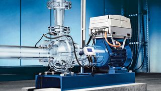 Mit seinem Energieeffizienzkonzept Fluid Future durchleuchtet KSB komplette Pumpensysteme. (Bild: KSB)