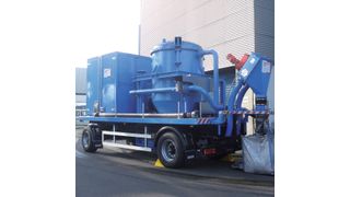 Die mobilen Staubsauganlagen sind für ein breites Spektrum von Schüttgütern einsetzbar. (Bild: IB-Verfahrenstechnik)