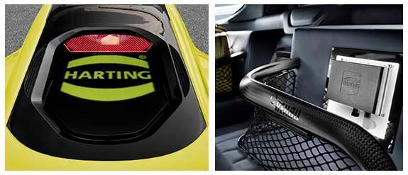 Rinspeed-Fahrzeug Etos und Mica von Harting. (Bild: Harting)