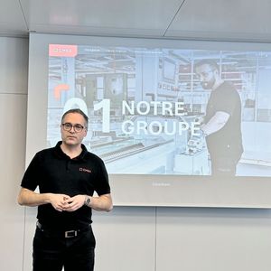 Philipp von Büren, CEO du groupe CMSA, a présenté les métiers et savoir-faire présents chez CMSA.(Source :  Margaux Pontieu)