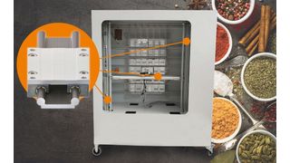 Die Drylin W-Linearführungen sorgen für eine schmiermittelfreie Verstellung im Gewürzautomaten.  (Igus)