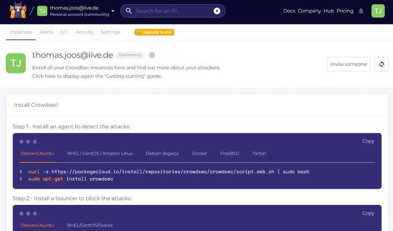 Tools wie CrowdSec helfen mit einer Community dabei sicherzustellen, dass unsicherer Code schnell erkannt wird. Sinnvoll ist der Einsatz auch bei der Log4j-Lücke. (Bild: Joos)