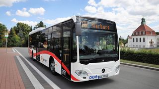 Der Citaro von Daimler verfügt über einen vollelektrischen Antrieb. (Daimler)