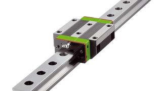 Die Profilschienenführung der RG-Serie hat dank ihrer vergrößerten Kontaktfläche und der vollrolligen Ausführung eine hohe Steifigkeit und eine verbesserte Tragfähigkeit. Bild: Hiwin (Archiv: Vogel Business Media)